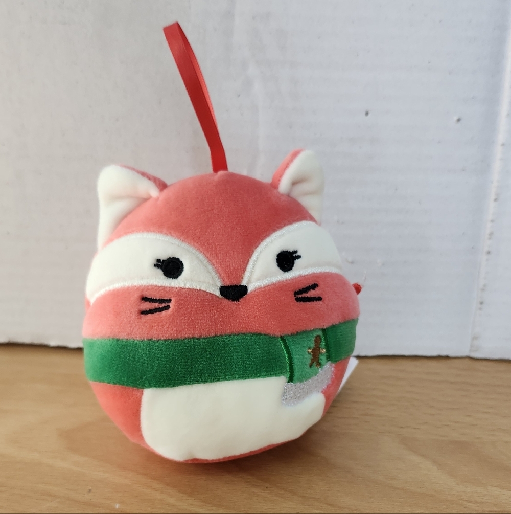 4" Squishmallows Fifi The Fox Ornament Christmas Holiday Collection Plush NWT